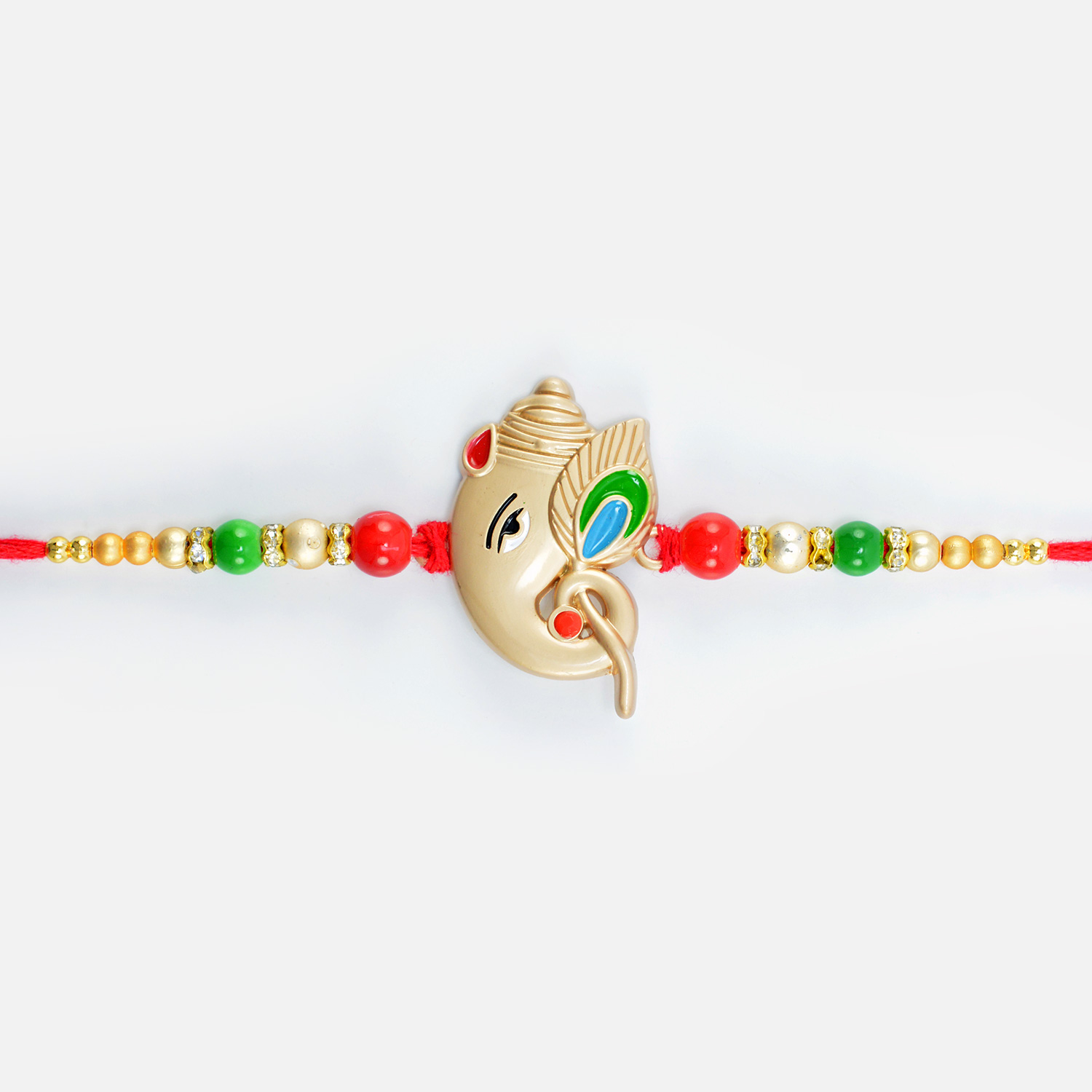 Newly Design Attractive Looking Lord Ganesha Auspicious Rakhi for Brother