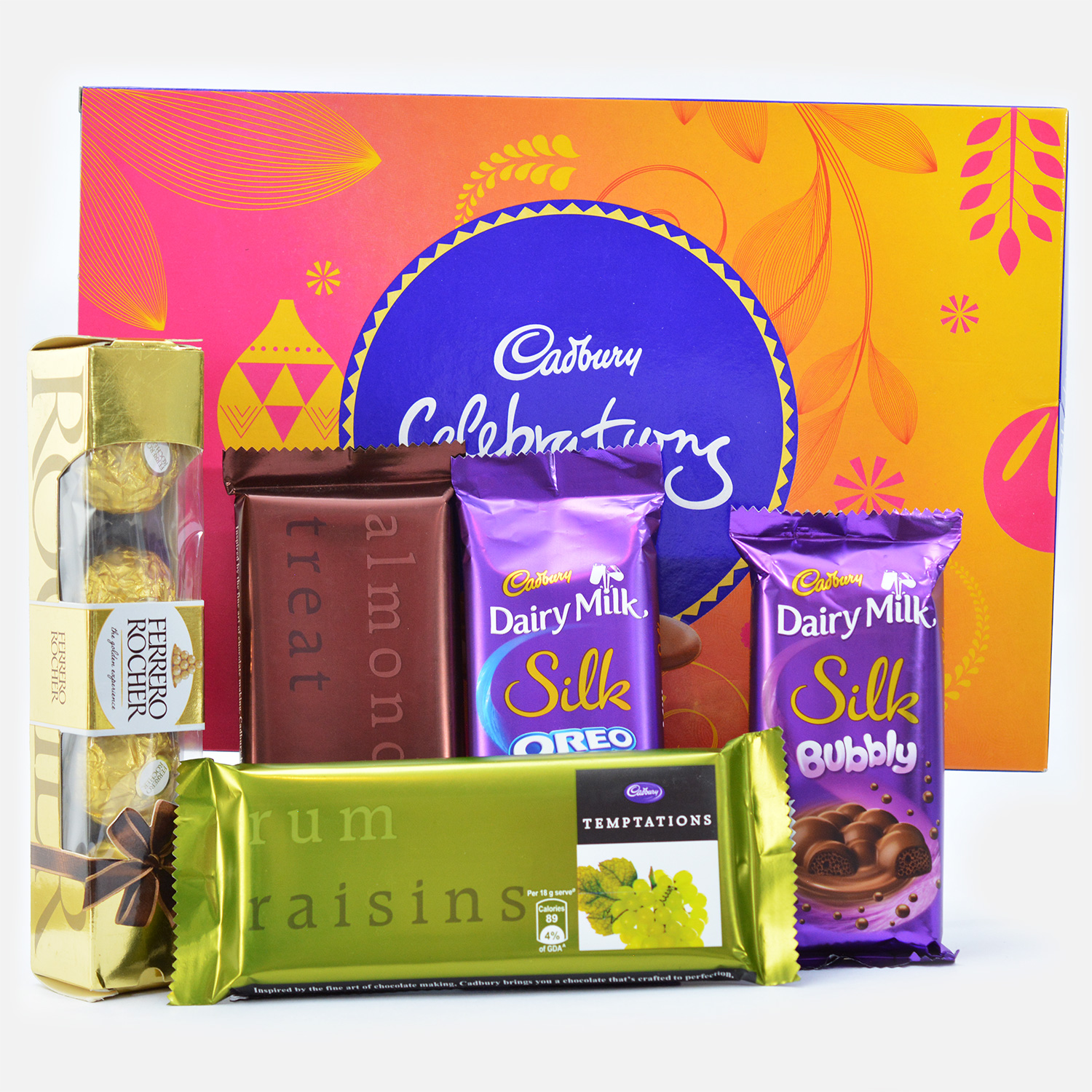 Mouth Watering Choco Hamper of 6 Chocolates
