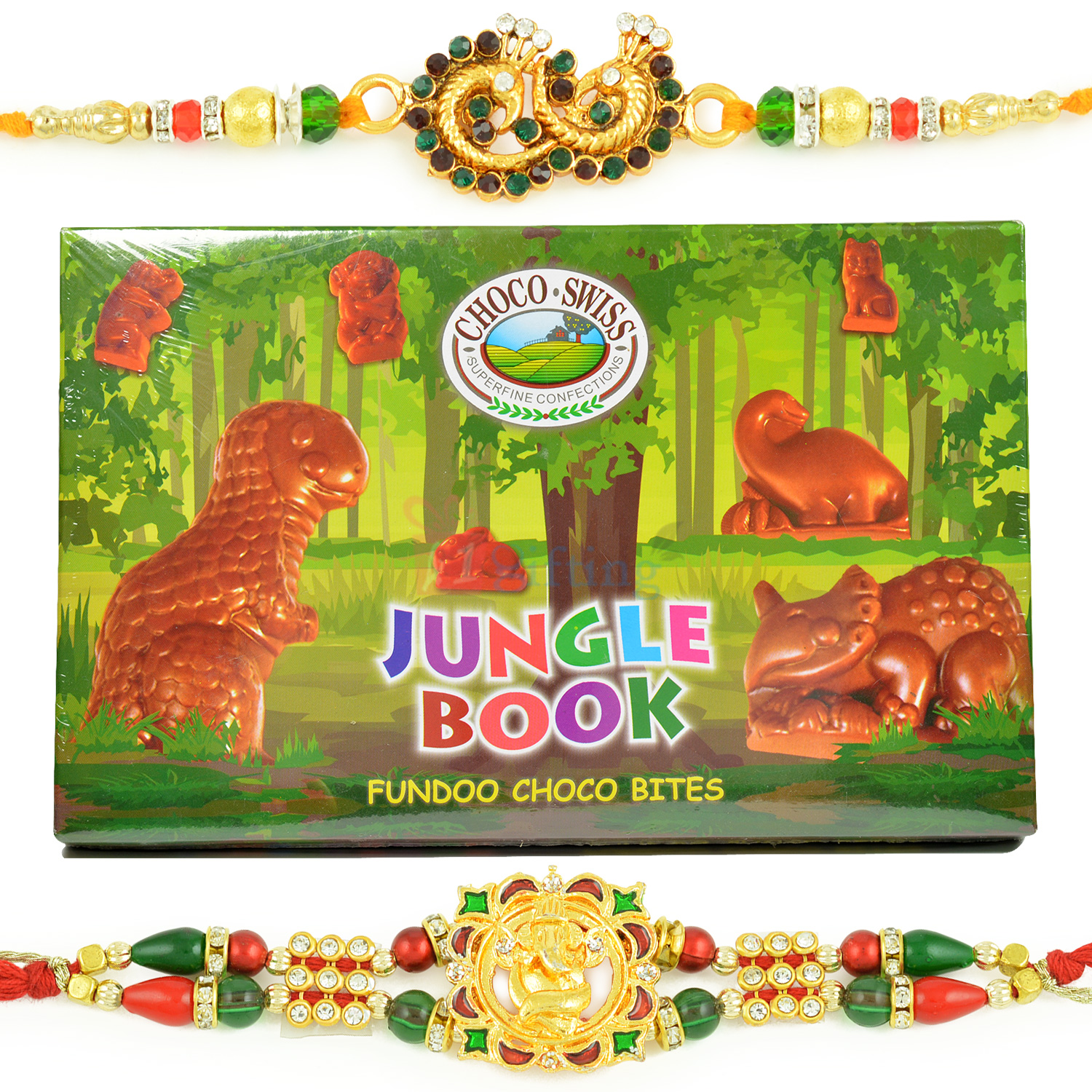 Jungle Book Fundoo Choco Bites with 2 Exclusive Rakhis