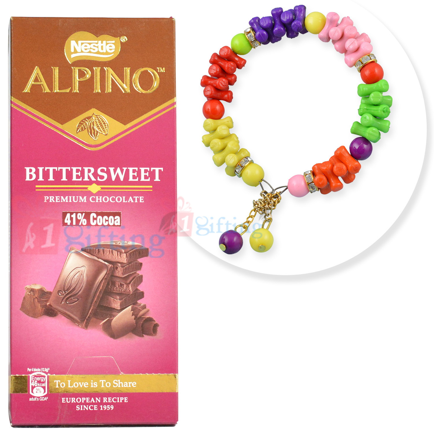 Ladies Multi Color Beautiful Bracelet with Alpino Bittersweet