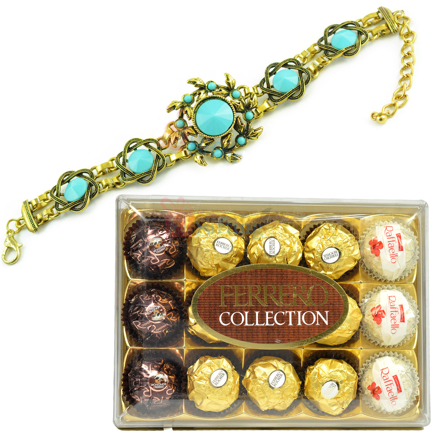 Antique Beautiful Bracelet with T15 Ferrero Rocher Chocolate
