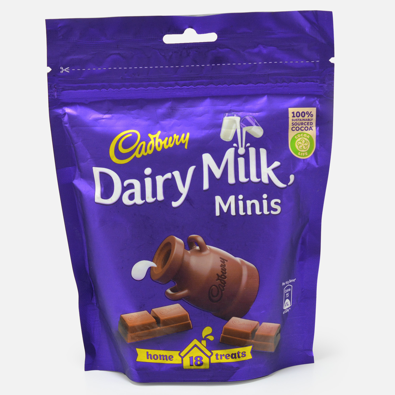 Cadbury Dairy Milk Minis Pack of 18 Treats Chocolate