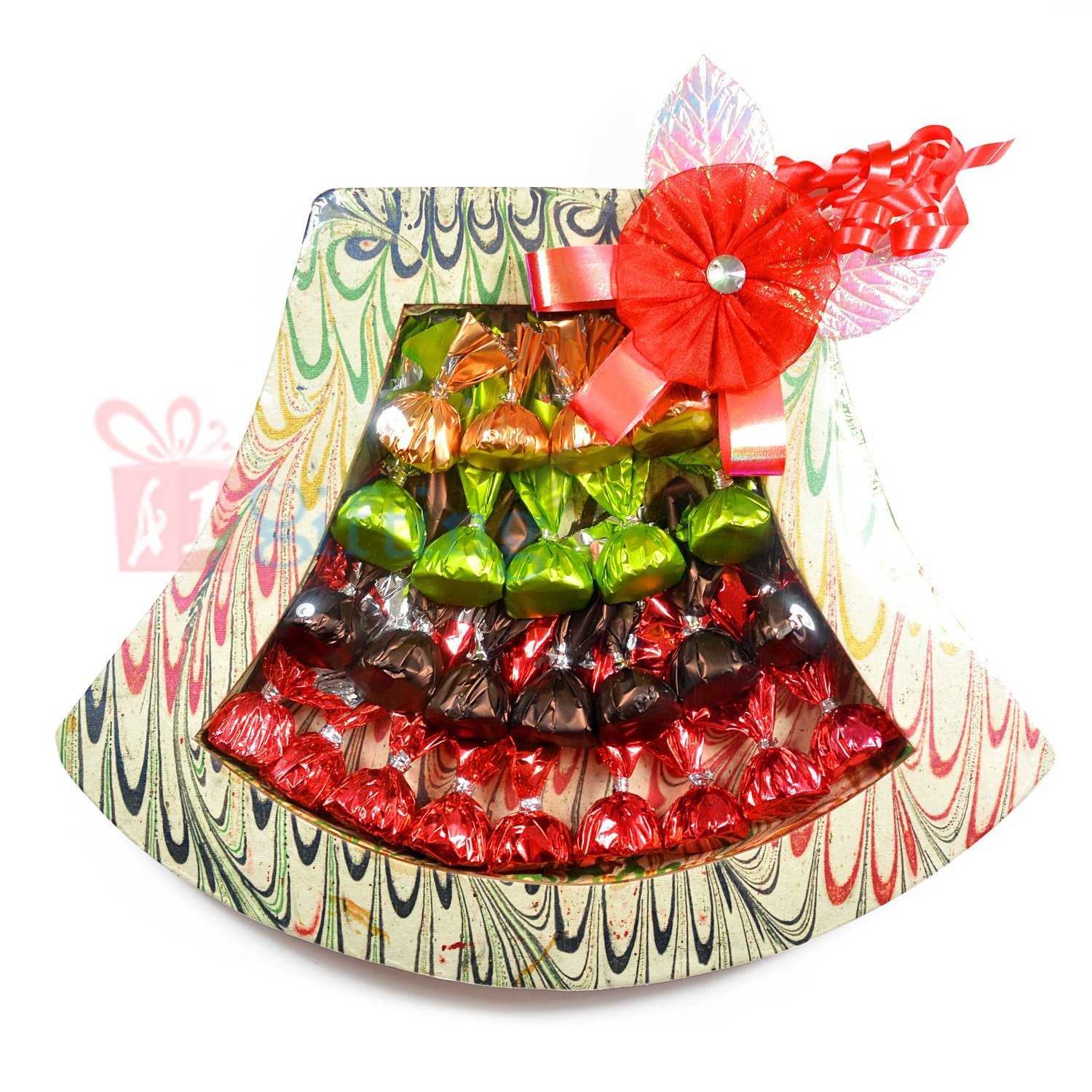 Small Bouquest Gift Wrap T 25 Chocolates
