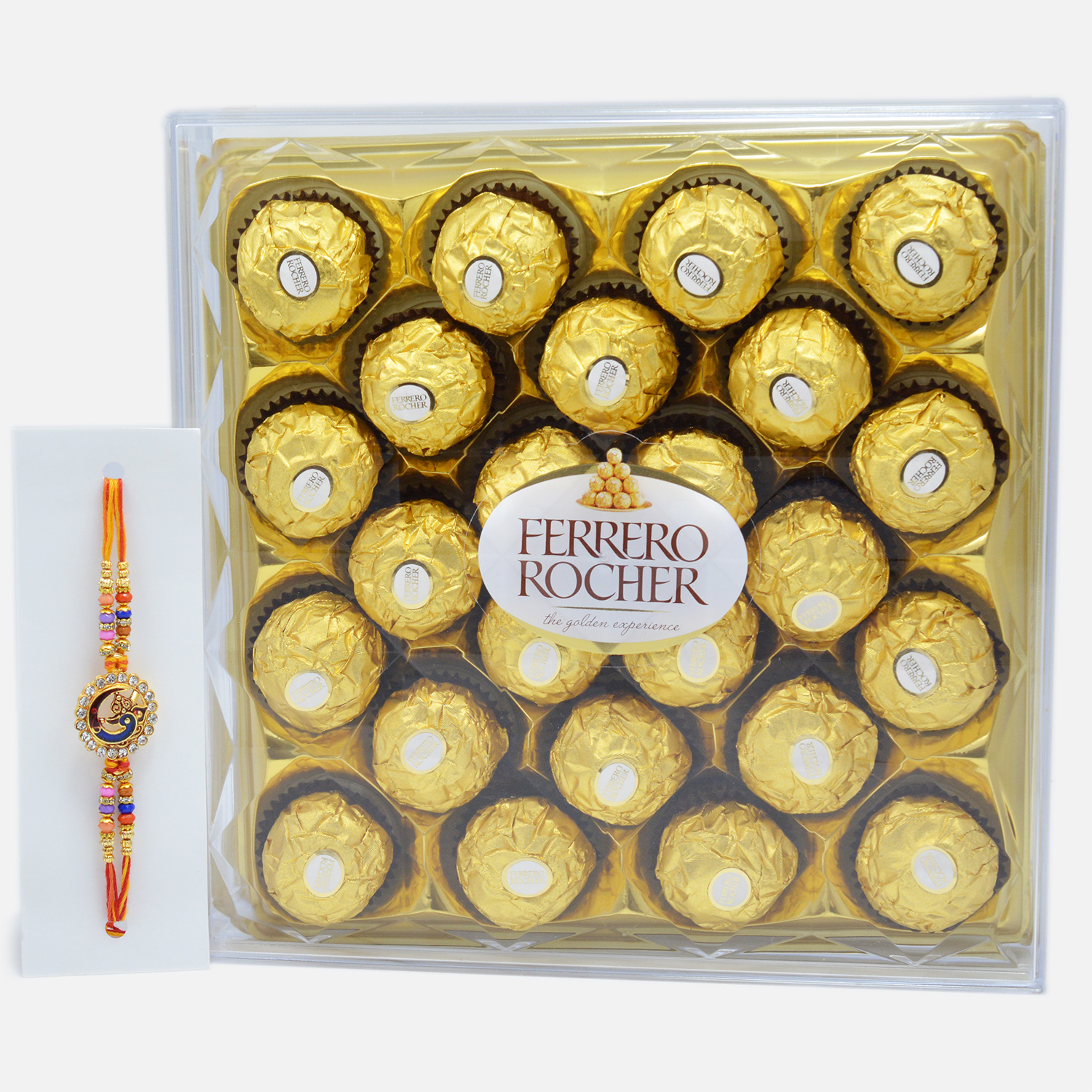 Experience Authentic Ferrero Rocher with Exquisite Maurya Rakhi 