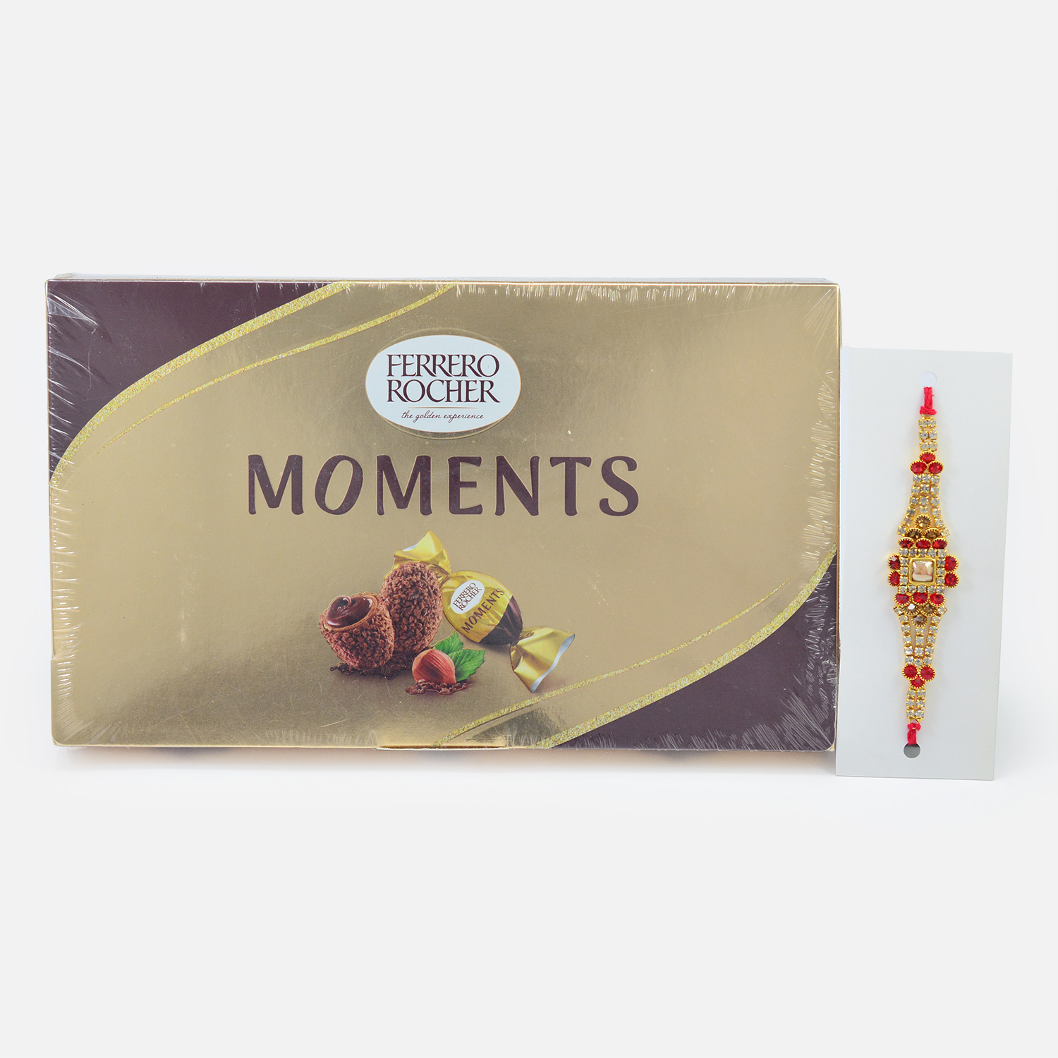 Ferrero Rocher Moments Chocolate Pack with Jewel Brother Rakhi