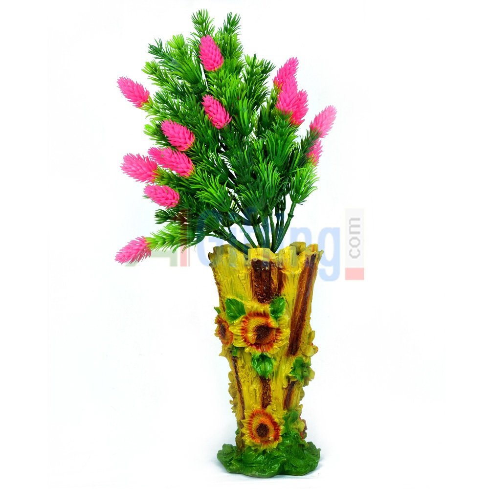 Amazing Flower Pot with Artificial Flowers Plant