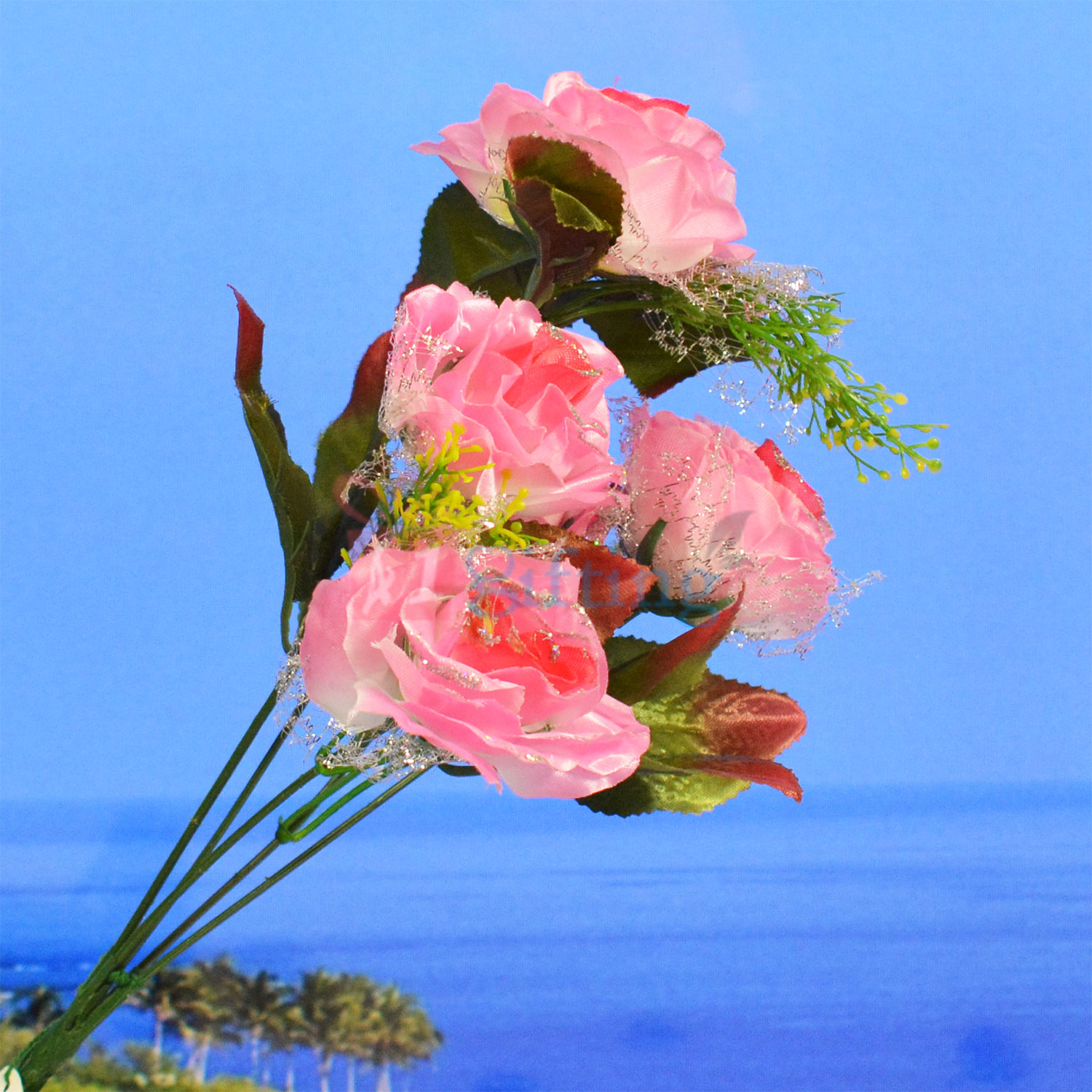 Light Pink Roses Decorative Flower Plant