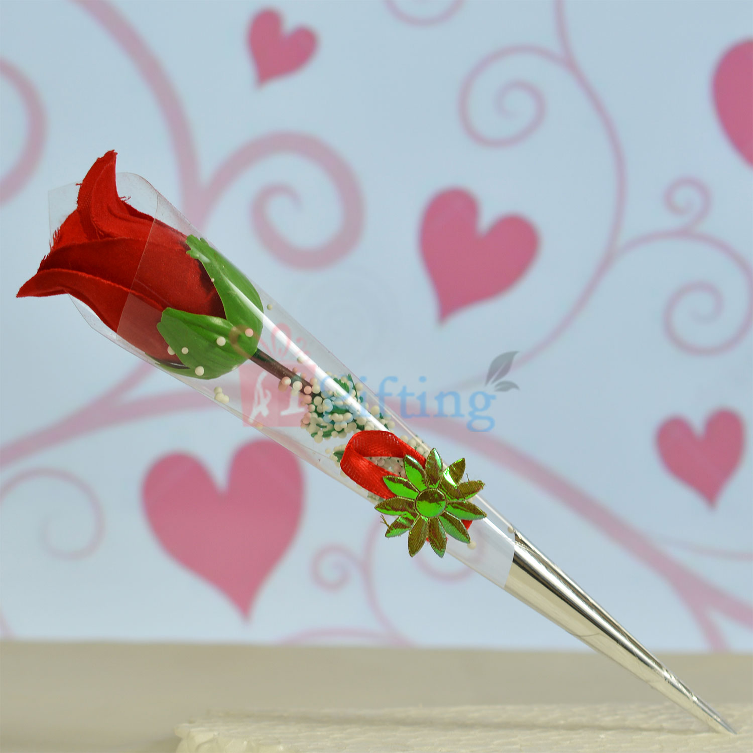 Decorative Rose Bud Gift Wrap