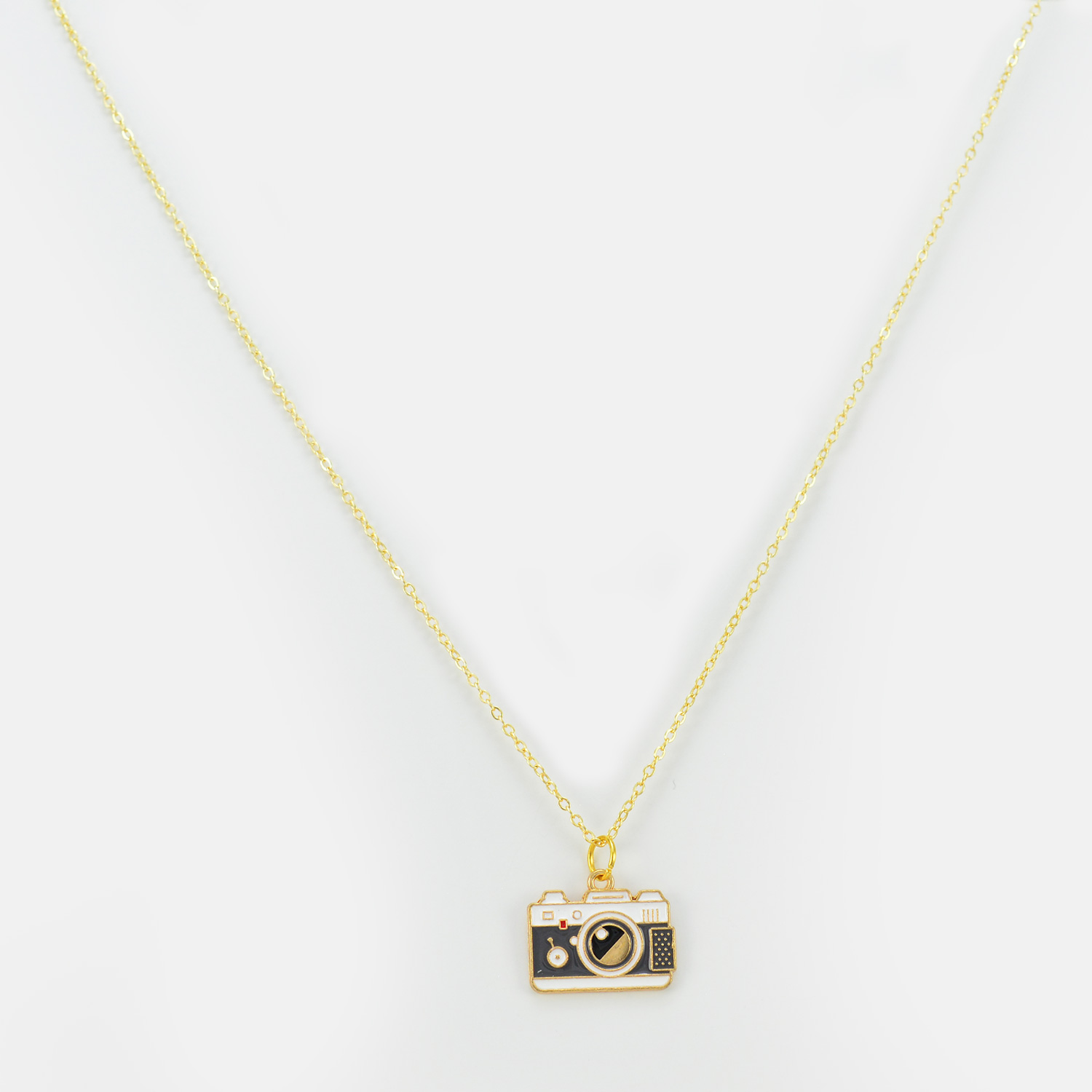Golden Color Chain With Camera Design 