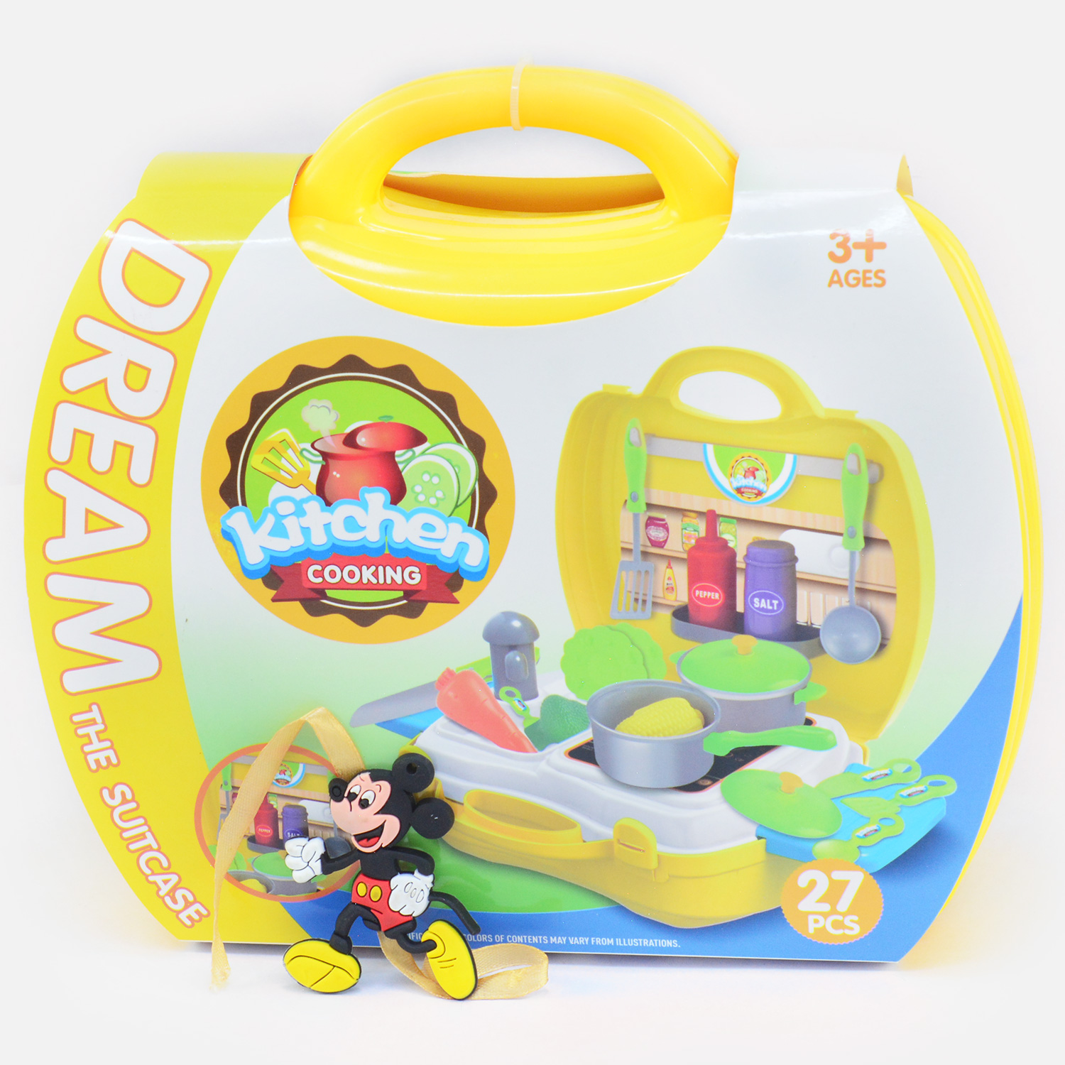 Awesome Kitchen Cooking Dream Suitcase with Mickey Mouse Kids Rakhi