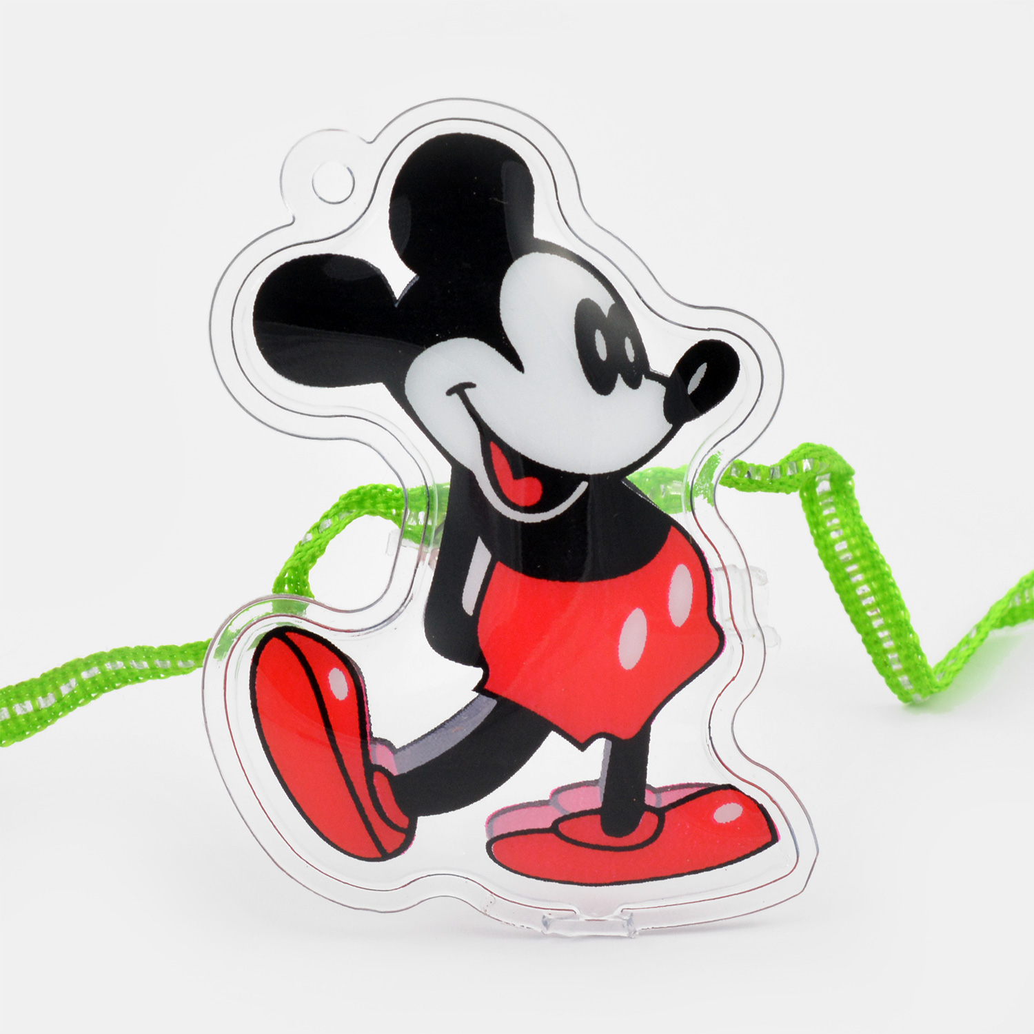 Mickey Mouse on Transparent Base Kids Rakhi