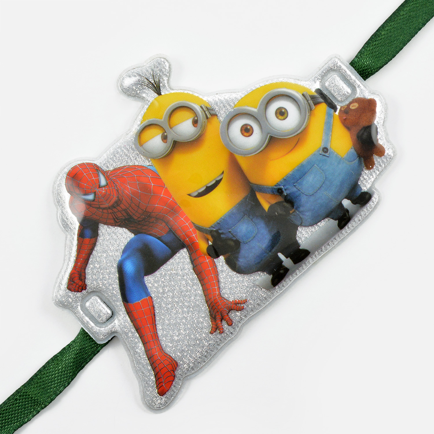 Spiderman With Minions Design Rakhi