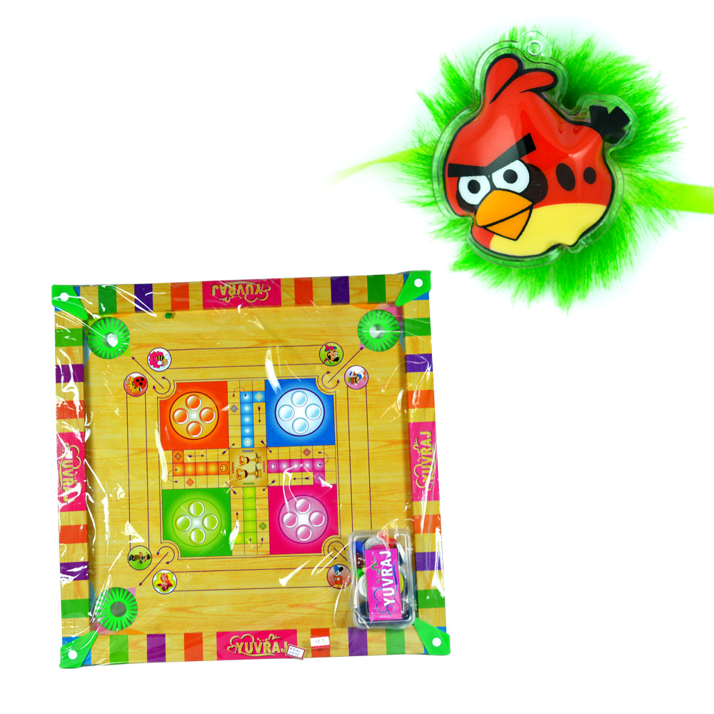 Carrom Board n Angry Birds Kids Rakhi