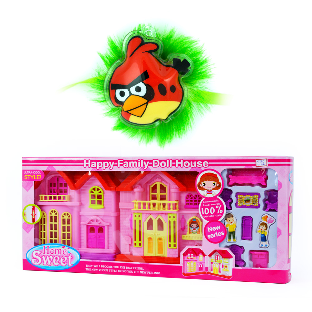 Happy Family Doll House n Angry Birds Rakhi