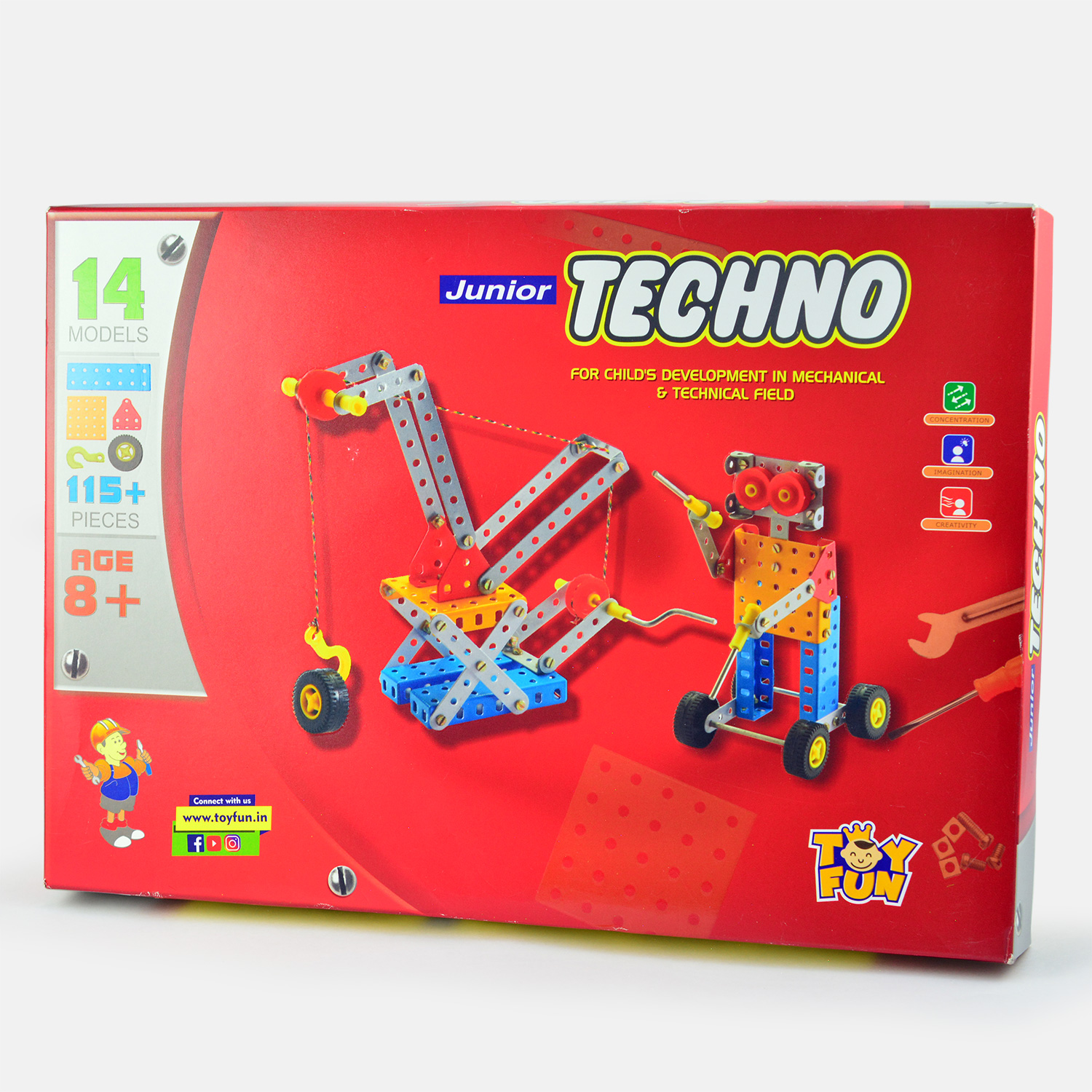 Junior Techno Mechanical Tool Box for enthusiastic Kids
