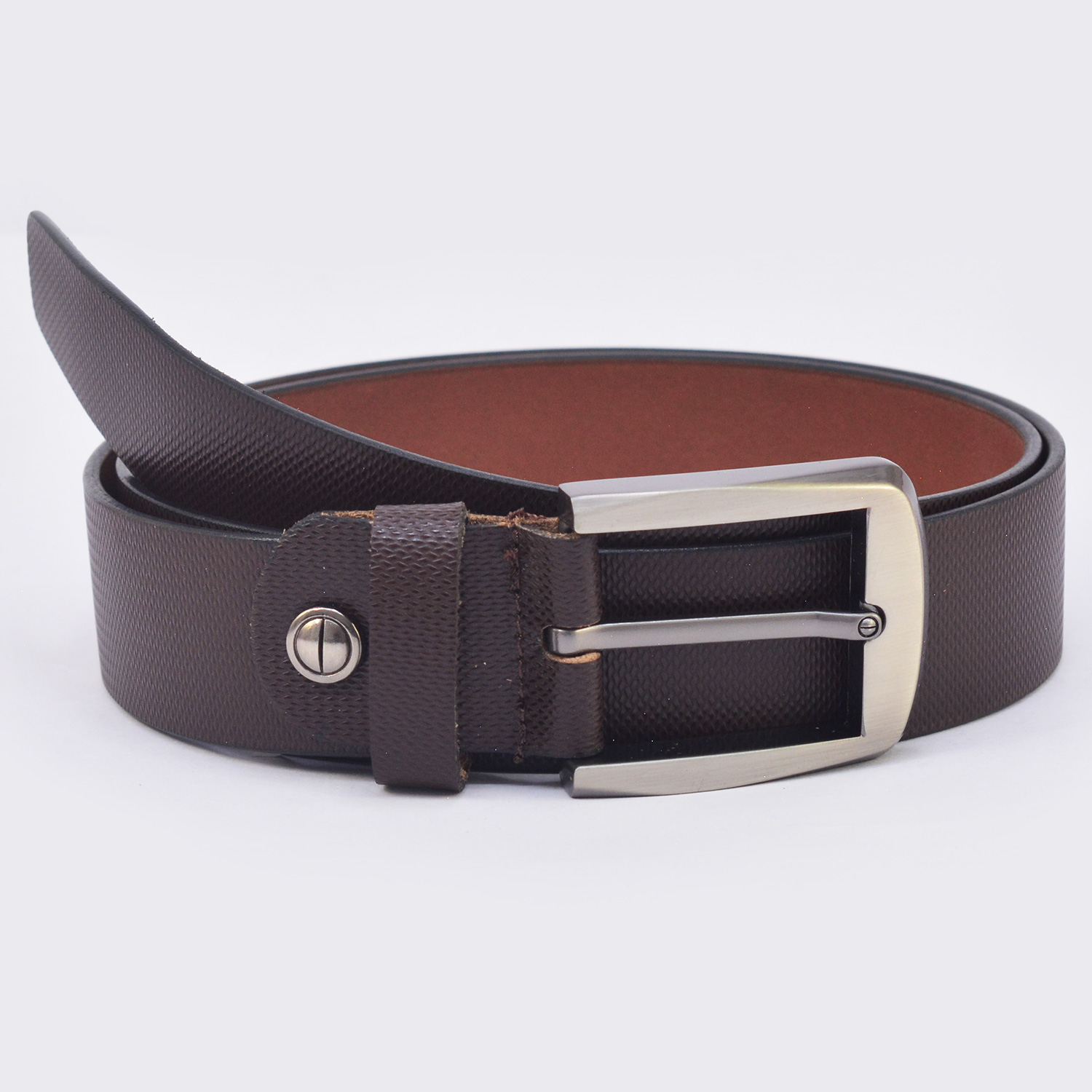 Brown Color Leather Attractive Belt For Men