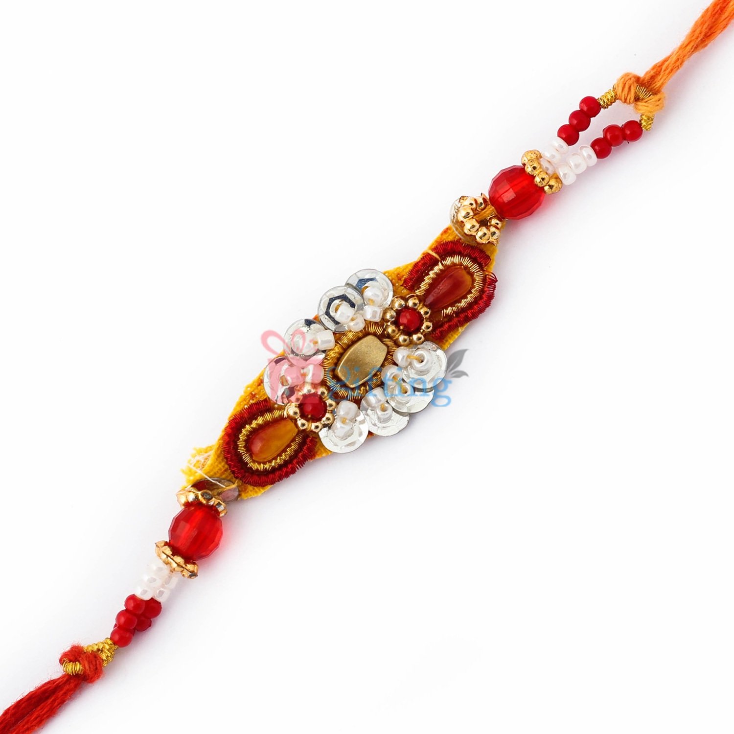 Remarkable work of zari and kundan with beads