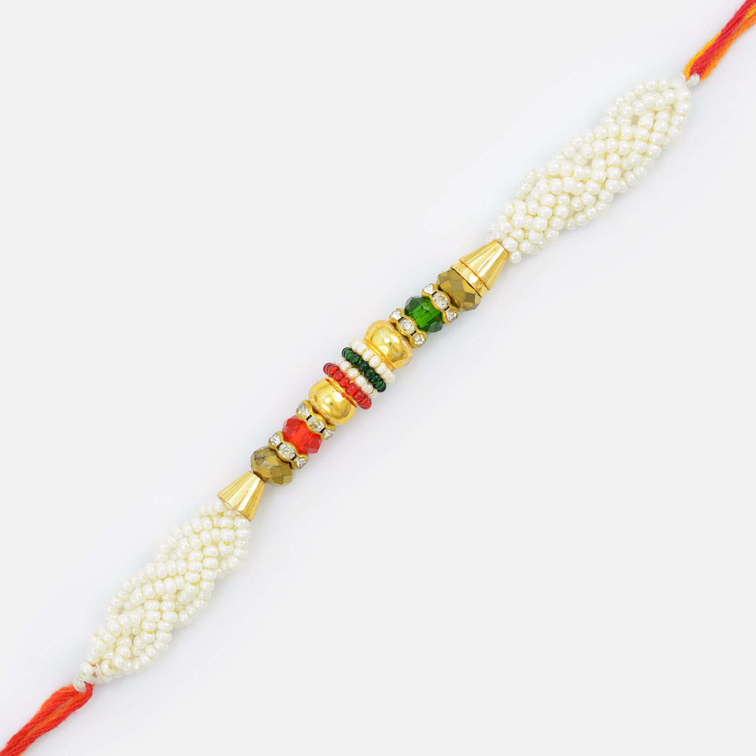 Unique Pearl Collection- Jewel Rakhi with Pearl Work