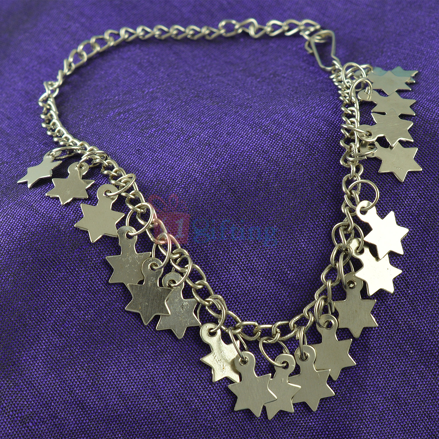 Full of Silver Stars Designer Classic Bracelet