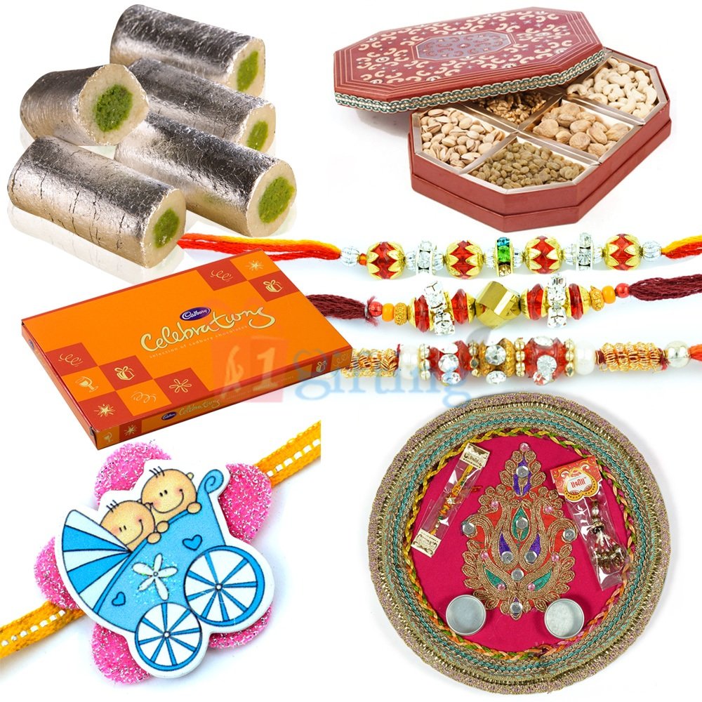 Amazing Rakhi Gift Hamper or Combo for Brother and Kids