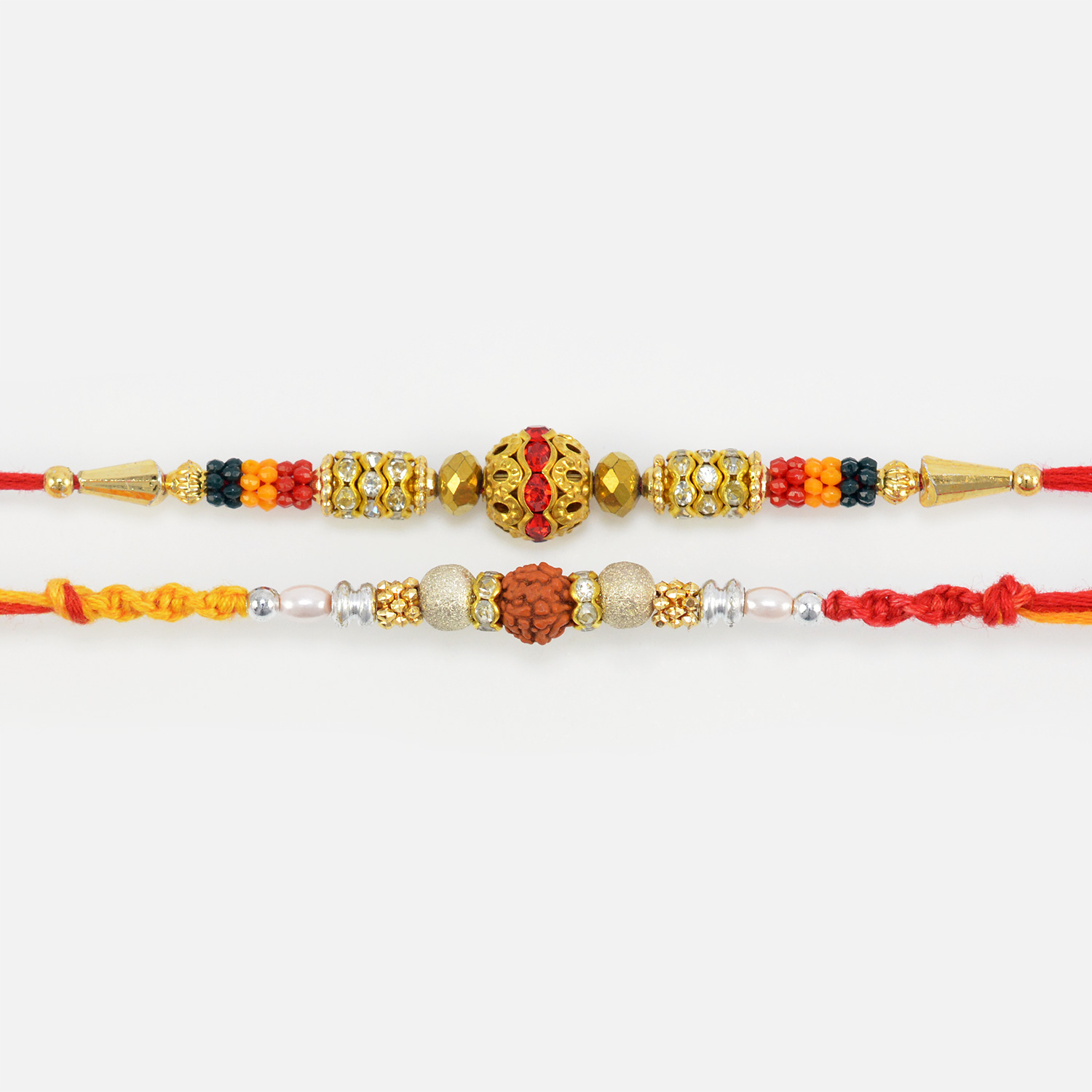 Awesome Looking Attractive 2 Thread Rakhis for Brother