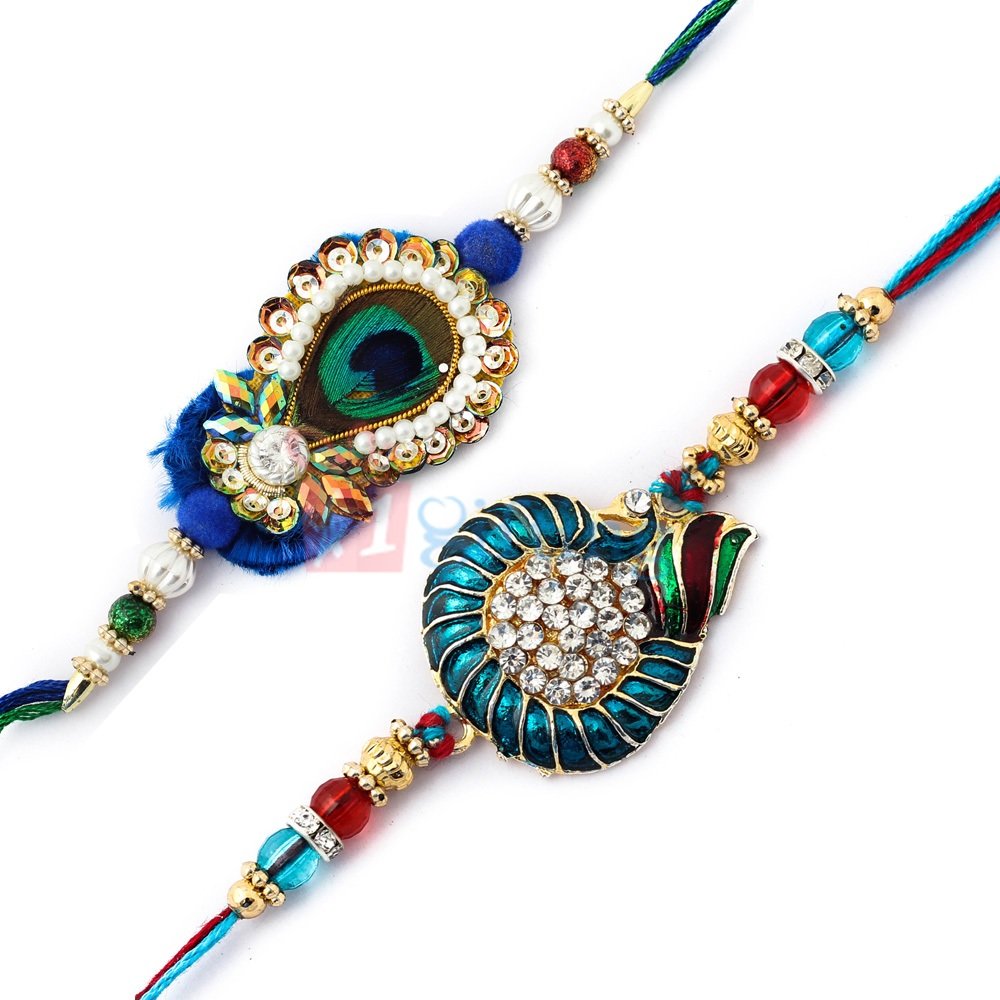 Twin Fancy Rakhi Set for Brother