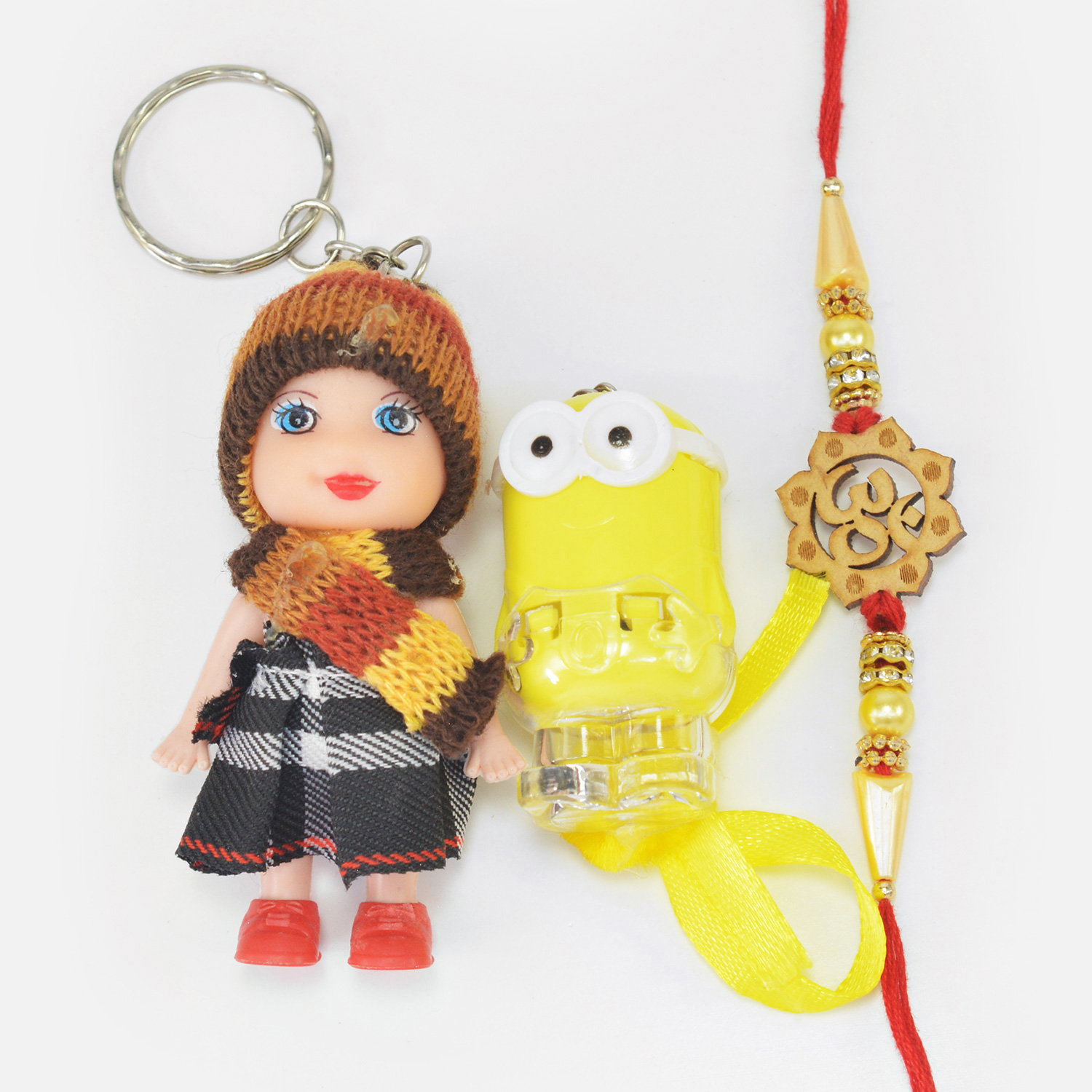 Rakhi for Brother with Girl and Boy Kids Rakhi of Minions and Doll for Girl