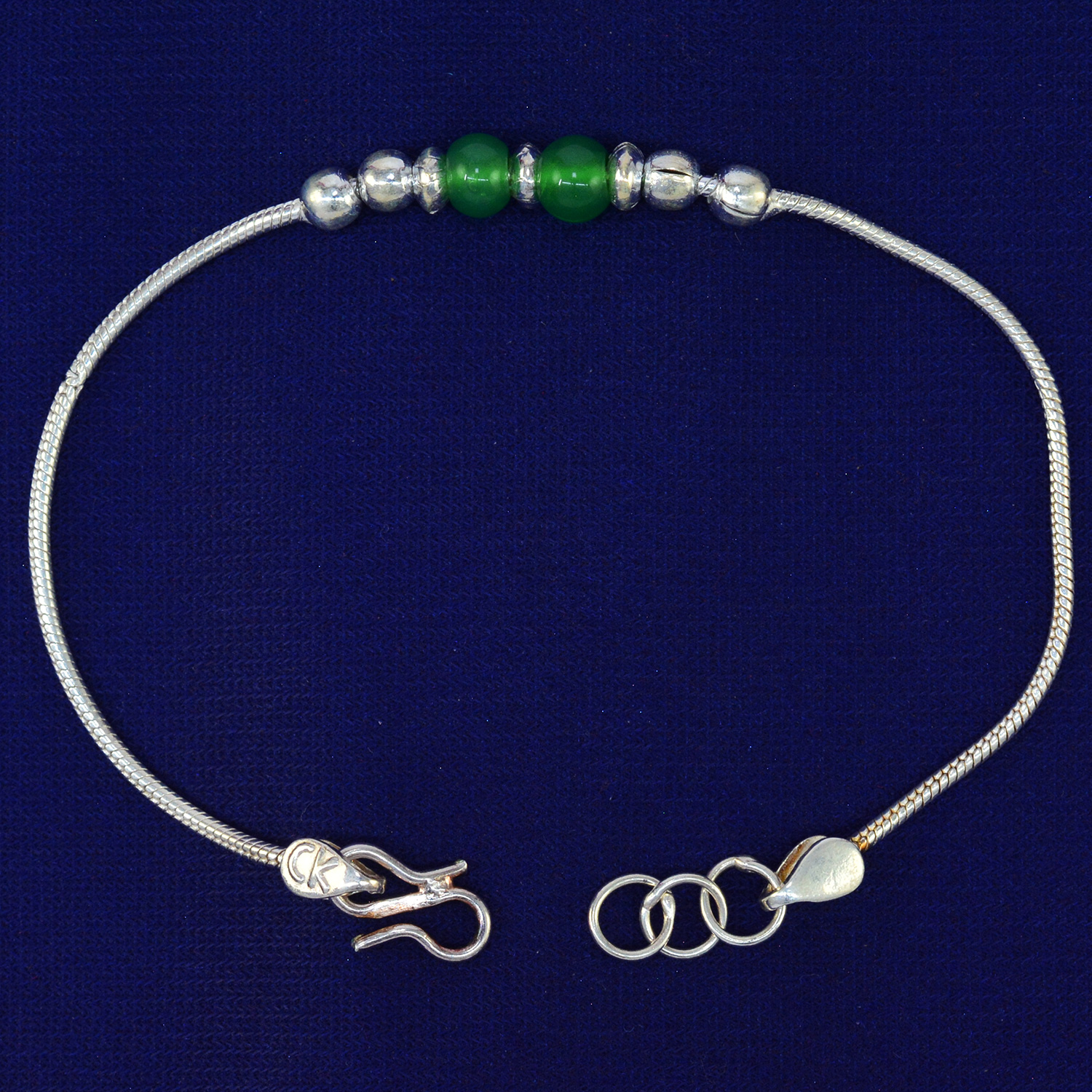 Magnificent Looking Pure Silver Chain Amazing Simple Design Rakhi - 6.5 Grams