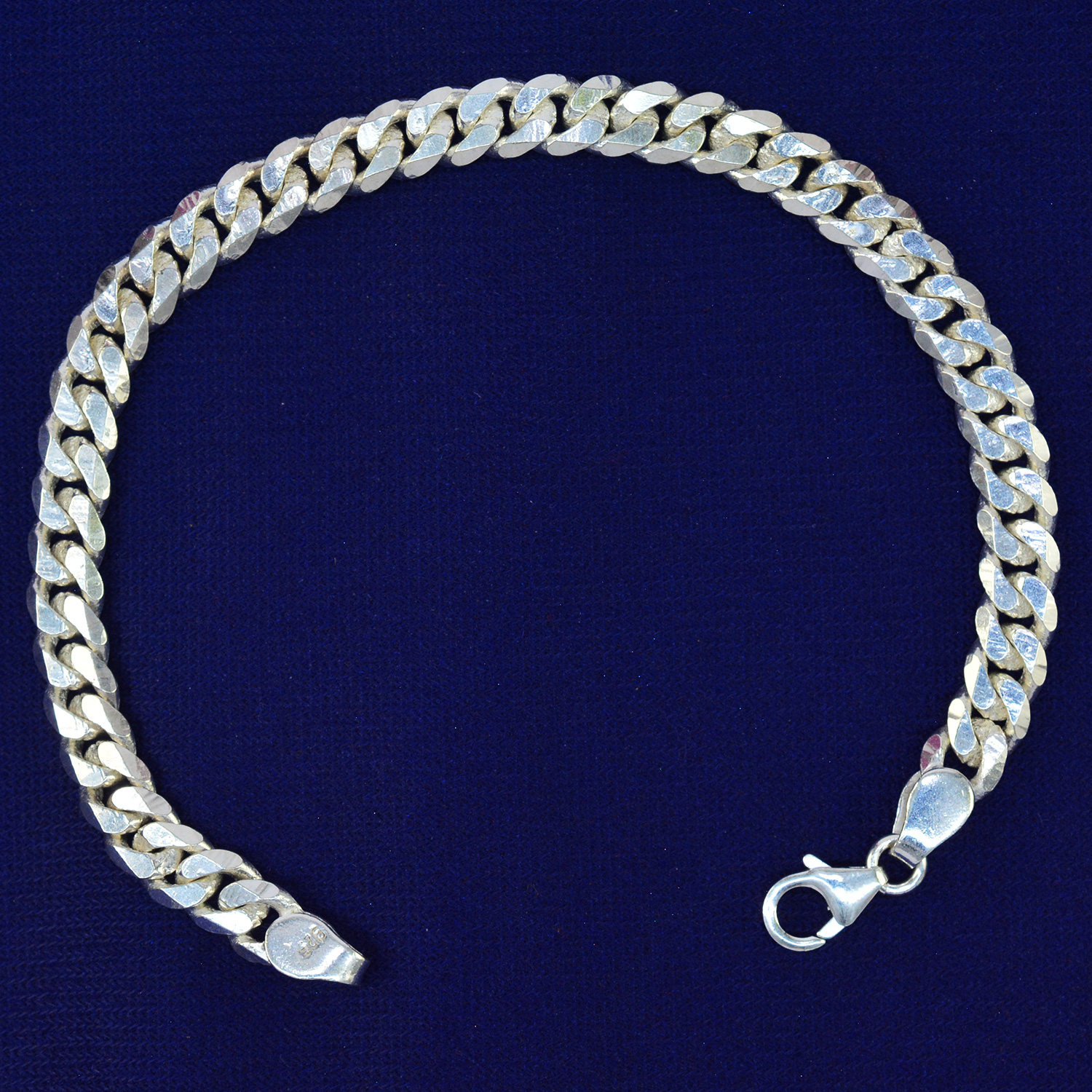 Simple Heavy Chain Design 70% Pure Silver Rakhi 15.1 Gram