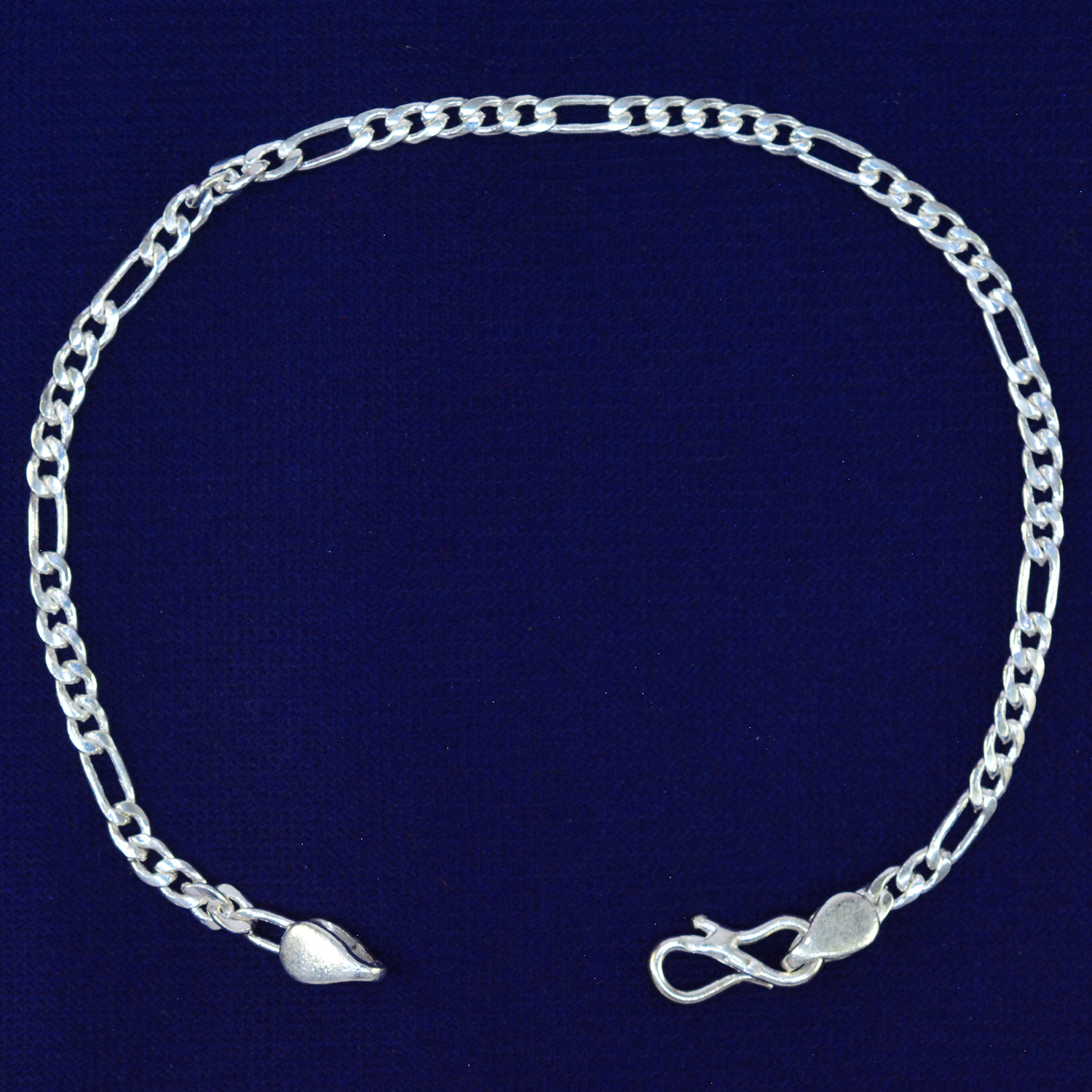 Buy Just A Little Heart Sterling Silver Chain Bracelet by Mannash™ Jewellery
