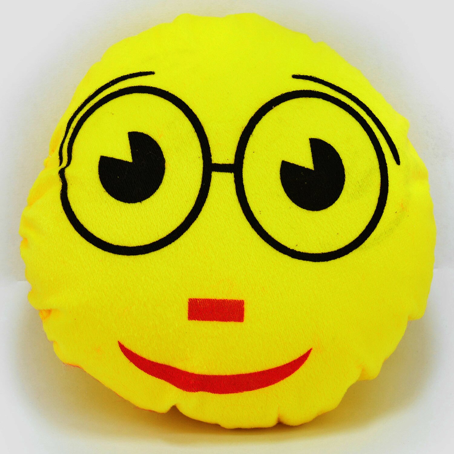 Smiling Face with Specs Soft Cushion Toy