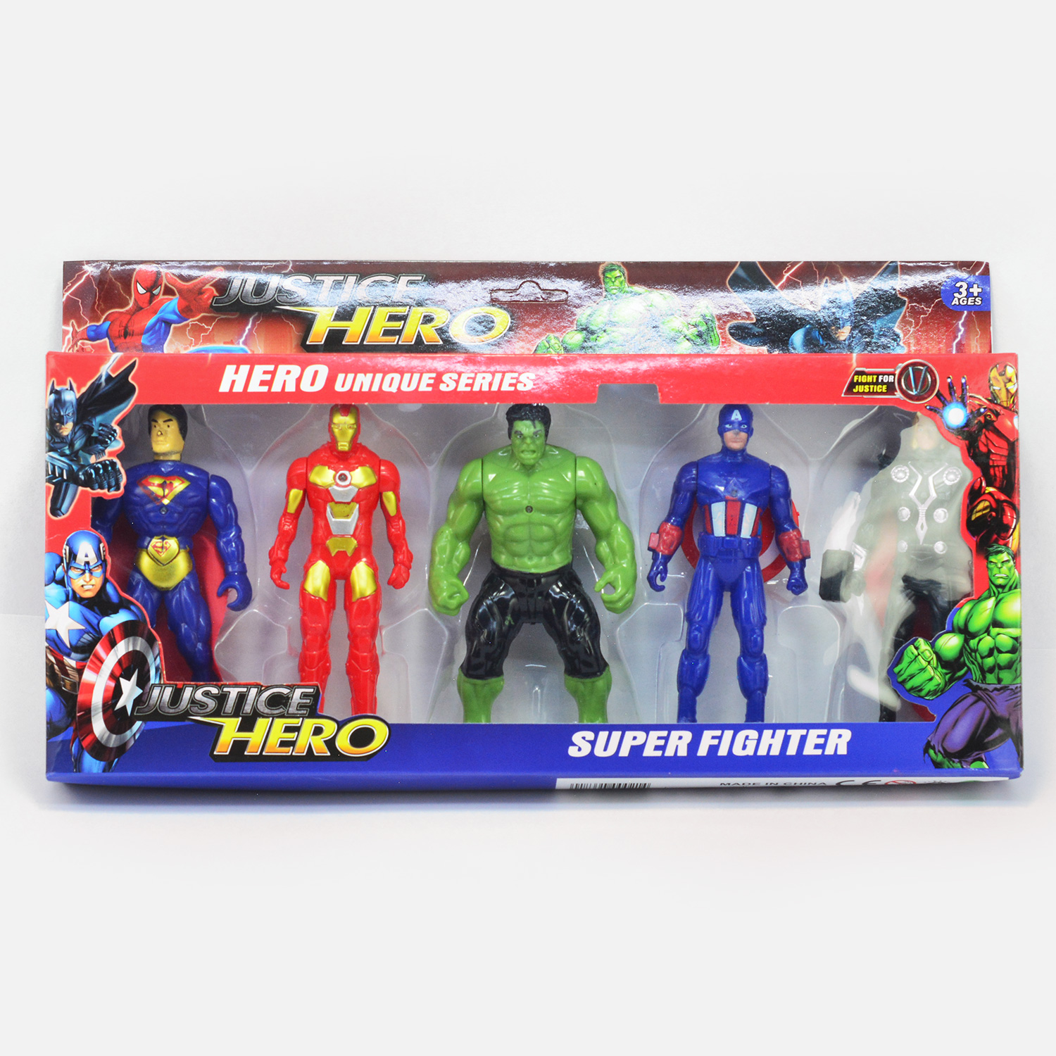 Avengers Team with Superman Toys for Kids
