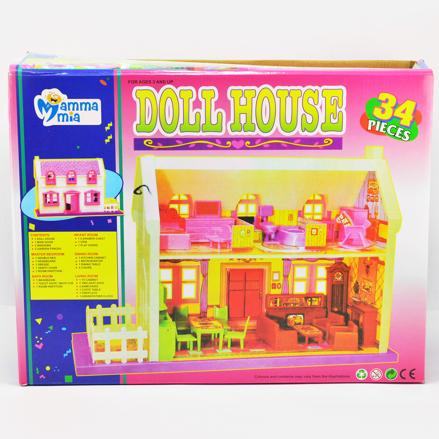 Big Creative Mind Doll House for Kids