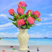 Amazing Roses Flower Bouquet with Pot