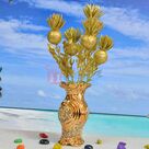 Golden Touch Flower Plant Pot