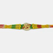 Sandalwood Rakhi with Golden Onkar 
