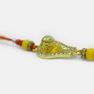Colorful Attractive Looking Lord Shiva Symbol Emerged Shivling Rakhi