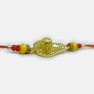 Colorful Attractive Looking Lord Shiva Symbol Emerged Shivling Rakhi