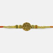 New Design Fancy Looking Awesome Om and Colorful Jewel God Rakhi for Brother