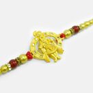 Shri Krishna Special Unique Design Beads Auspicious Rakhi for Brother