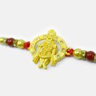 Shri Krishna Special Unique Design Beads Auspicious Rakhi for Brother