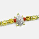 Auspicious Good Luck Tortoise Special Beaded Amazing Rakhi for Brother