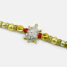 Auspicious Good Luck Tortoise Special Beaded Amazing Rakhi for Brother