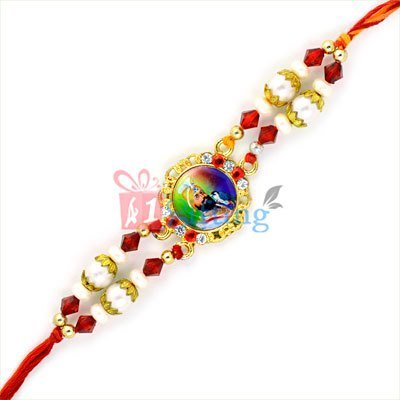 The Holy Sikh Rakhi with Designer Pearls and Beads