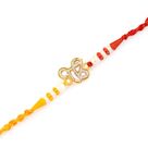Ek Omkar Ad Shining Work Pearl Rakhi