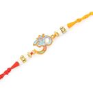 Beautiful Holy Om Pearl Rakhi