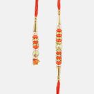Diamond and Pearl Rakhi Set of Bhaiya Bhabhi