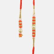 Diamond and Pearl Rakhi Set of Bhaiya Bhabhi