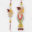 Pair of Royal Love Bhaiya Bhabhi ki Rakhi