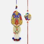 Zardozi Pearl Diamond Work Timeless Sample of BB Rakhi Set